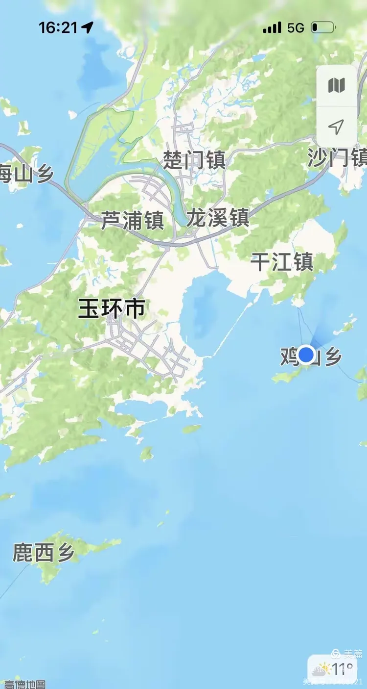 浙江台州玉环市鸡山岛